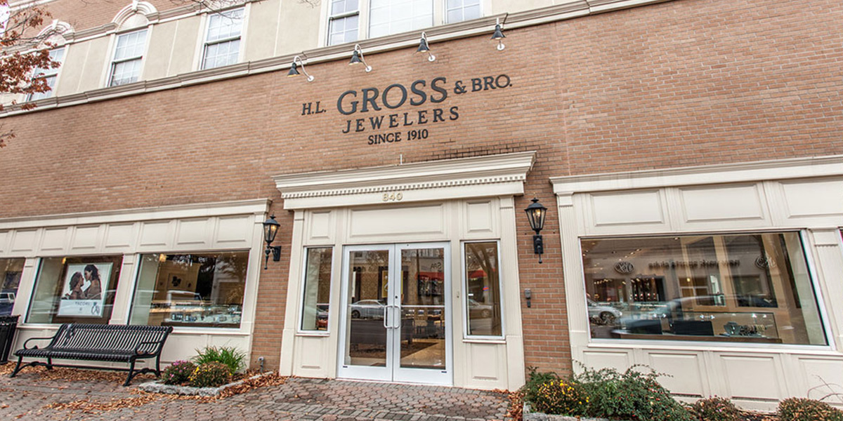 H.L. Gross & Bro. Jewelers storefront in Garden City, established 1910